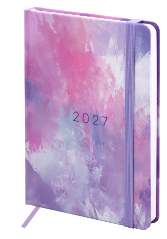 Ежедневник датированный 2027 с резинкой, 145х203 мм, А5, BRAUBERG, твердый, "Pastel" Ежедневник датированный 2027 с резинкой, 145х203 мм, А5, BRAUBERG, твердый, "Pastel"