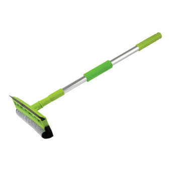 Окномойка ЛЮБАША, алюм. телескоп. ручка 50-90 см, рабочая часть 25см (стяжка,губка,ручка)