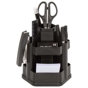 Канцелярский набор STAFF "Офисный", 14 предметов, офисный, вращающаяся конструкция