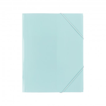 Папка   на резинке   "Expert Complete"   Trend   А4   "Pastel" 600 мкр.  35 мм  диагональ   . бирюзовый