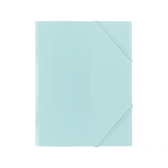 Папка   на резинке   "Expert Complete"   Trend   А4   "Pastel" 600 мкр.  35 мм  диагональ   . бирюзовый