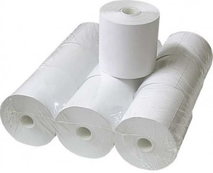 Чековая лента (кассовая лента) WENZER OFFICE термочувствительная 80мм х 12мм х 74 метра (8/48)