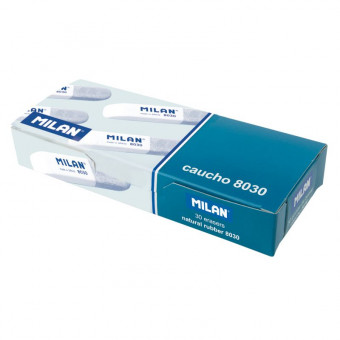 Ластик 60*14*7 мм 8030 прямоугольный скошенный, из каучука, MILAN/CCM8030BG (30)