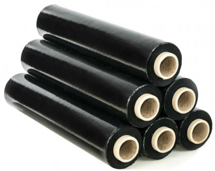 Стретч пленка ручная (черная) 20мкм*500мм*1,8кг (6)