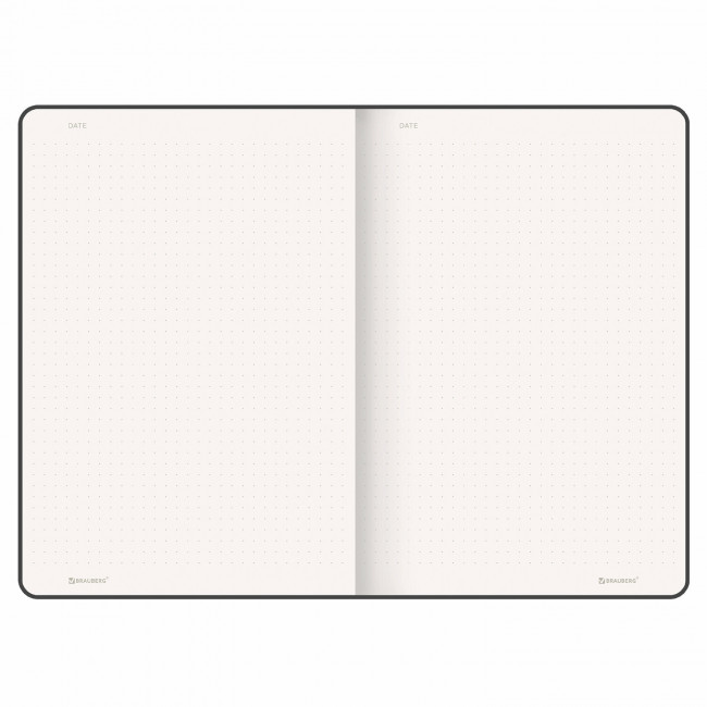 Блокнот А5 96л "Ultra" в точку, обложка балакрон, красный, BRAUBERG/113042 (15)