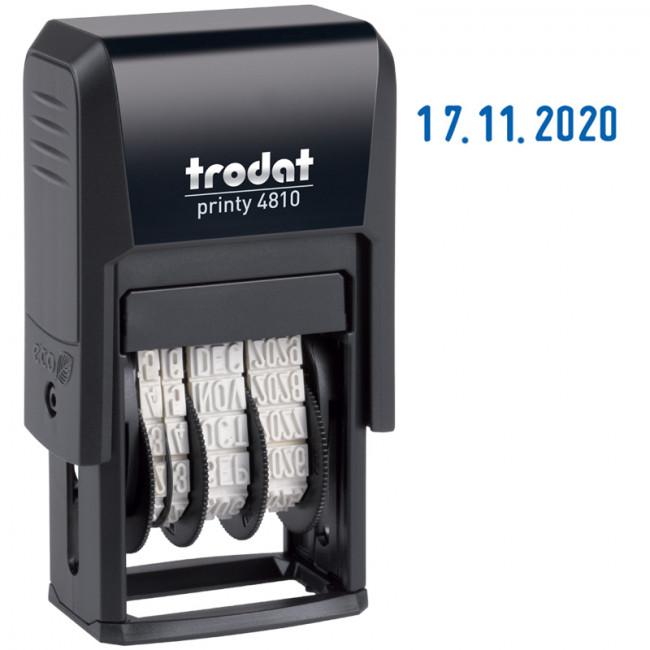 Датер ленточный Trodat 4810 Bank, пластик, 1стр., 3,8мм, банк (70621)