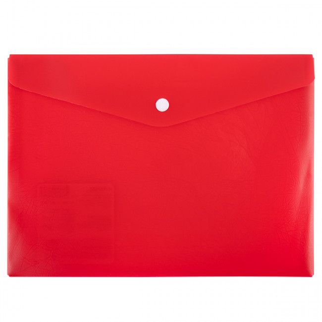 Папка-конверт с кнопкой A4 "Expert Complete" Premier 180 мкм волокно 20 шт. красный new