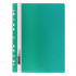 Скоросшиватель пластиковый с перфорацией BRAUBERG, А4, 140/180 мкм, зеленый (10)