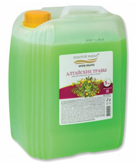 Мыло-крем 5 кг ЗОЛОТОЙ ИДЕАЛ, "Алтайские травы", 606417