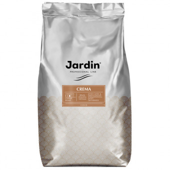 Кофе в зернах JARDIN (Жардин) "Crema", натуральный, 1000 г, вакуумная упаковка