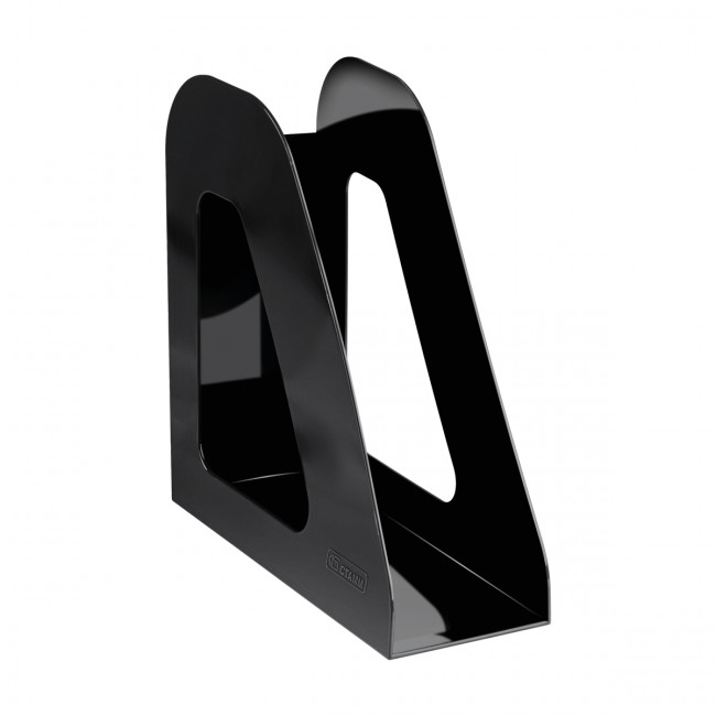 Лоток h 240мм для бумаг, вертикальный "Фаворит", черный, СТАММ/ЛТВ-30495 (6)