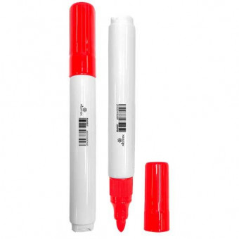 Маркер 3мм для белой доски, пулевидный наконечник,  красный, Attomex (12)