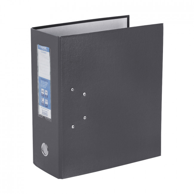 Регистратор PVC   125 мм  .  "Expert Complete"   Classic   А4   арочный механ. серый