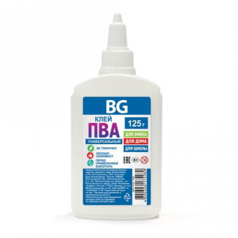 Клей ПВА с дозатором BG 125 г.