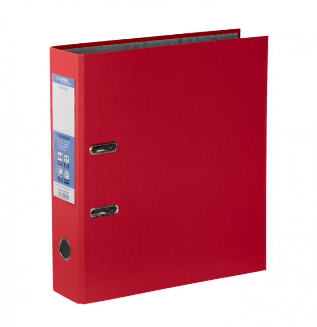 Регистратор А4 PVC ароч. механ 75 мм Expert Complete Classic,красный/ 25174 (10)