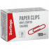 Скрепки 28мм, Berlingo, 100шт., цветные, карт. упак.