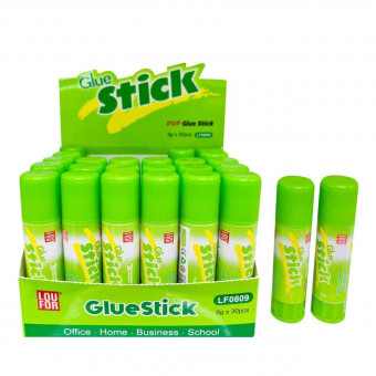 Клей-карандаш 9г. PVP LOU FOR (30/1080)