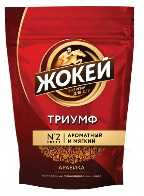 Кофе растворимый ЖОКЕЙ "Триумф" 450 г, сублимированный