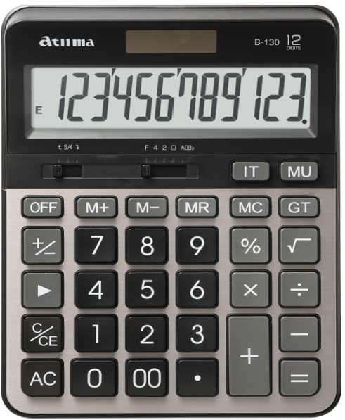Калькулятор 12- разрядный, размер - 134*185мм, Antima/B-130 (10)