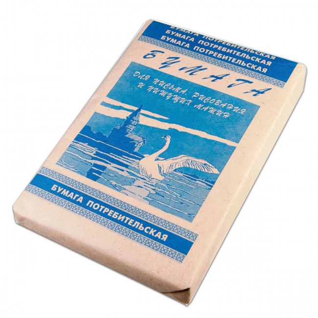 Бумага для пишущих машин А4, ГАЗЕТНАЯ, 43-47 г/м2, 500 листов, КОНДОПОГА