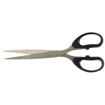 Ножницы канцелярские "Attomex" 20 см, пластиковые кольца, в пластиковом пакете