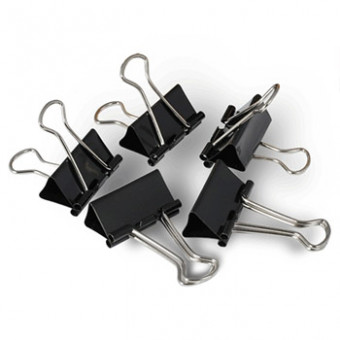 Зажимы черные 41мм 12шт DOLCE COSTO