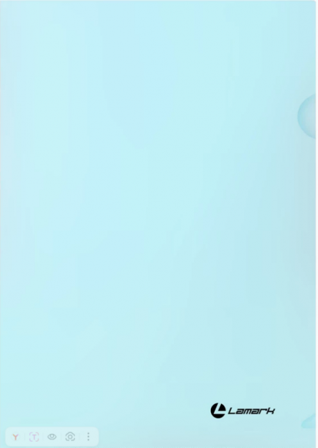 Папка-уголок А4, 0,18 мм, серия ПАСТЕЛЬ, голубой