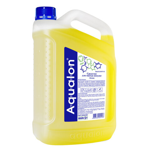 Средство для мытья посуды 5 л AQUALON "Лимон"