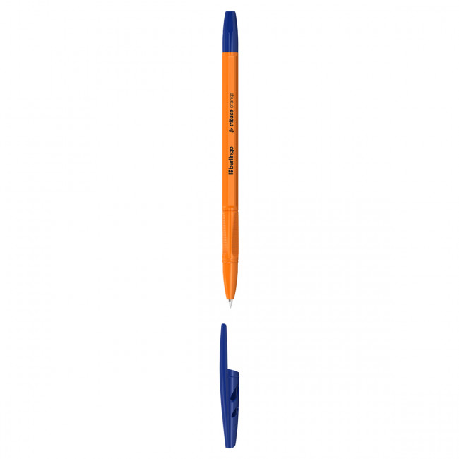 Ручка шариковая Berlingo "Tribase Orange" синяя, 0,7мм (50)