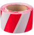 Лента оградительная сигнальная красно-белая, 75 мм х 200 м, СТАНДАРТ, основа полиэтилен, ЛО 200/75