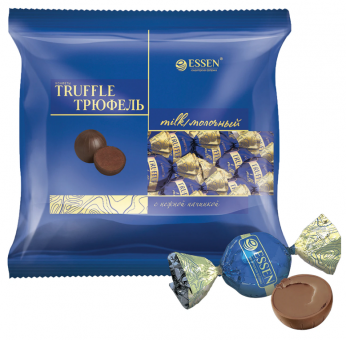 Конфеты шоколадные ESSEN "Truffle Milk" с шоколадно-молочным вкусом, 500 г