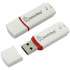 Флеш-диск 4 GB, SMARTBUY Crown, USB 2.0, белый