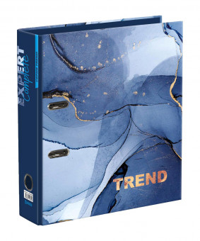 Регистратор ламинир. "Marbling"   75 мм  .  "Expert Complete"   Trend   А4   арочный механ. серый