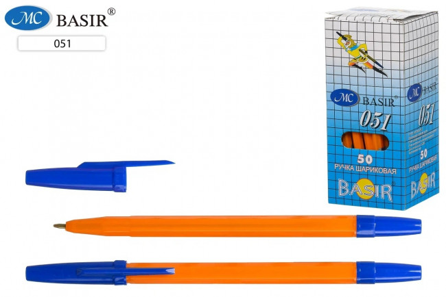 Шариковая ручка: жёлтый корпус, с синим колпачком, цвет чернил-синий. Шариковая ручка: жёлтый корпус, с синим колпачком, цвет чернил-синий.