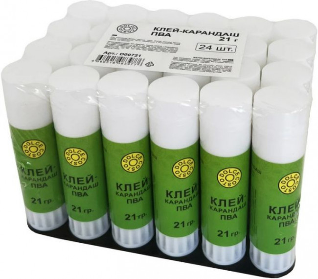 Клей-карандаш DOLCE COSTO ПВА 21 гр (24)