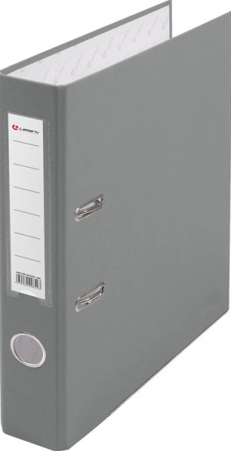 Папка-регистратор PP 50мм серый, металл.окантовка, карман, собранный.Lamark (42) Папка-регистратор PP 50мм серый, металл.окантовка, карман, собранный.Lamark (42)
