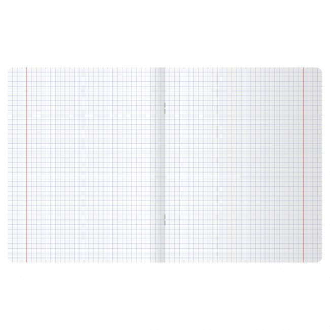 Тетрадь 96л., А5 клетка BG, бумвинил, синий, суперэконом