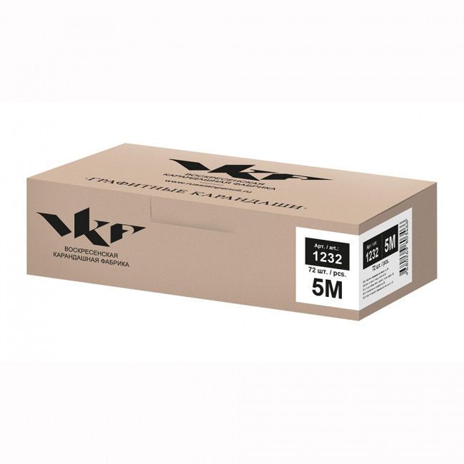 Карандаш графитный 5М (5B) "ИНЖЕНЕР" заточенный, ВКФ/1232 (72) Карандаш графитный 5М (5B) "ИНЖЕНЕР" заточенный, ВКФ/1232 (72)