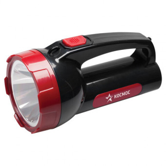 Фонарь аккумуляторный КОСМОС LED, выдвижная вилка, заряд от сети