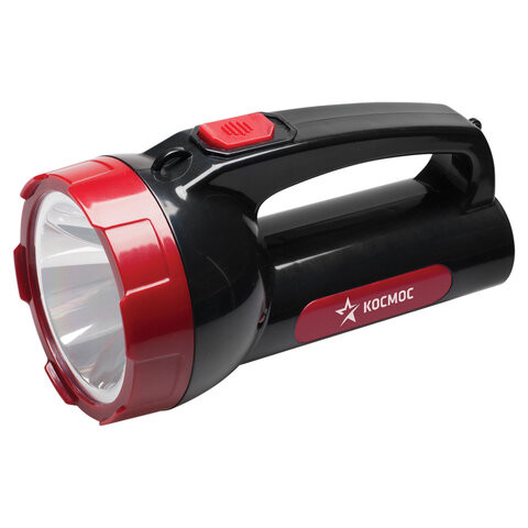 Фонарь аккумуляторный КОСМОС LED, выдвижная вилка, заряд от сети