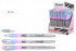 Ручка шариковая 0,5мм синяя "Piano Soft Ink Pen" на масляной основе, полупрозрачный корпус, PIANO/PT-173 (50)
