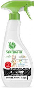 Чистящий спрей SYNERGETIC Антижир-Пена, для плит, духовок и гриля, биоразлагаемый, 500 мл