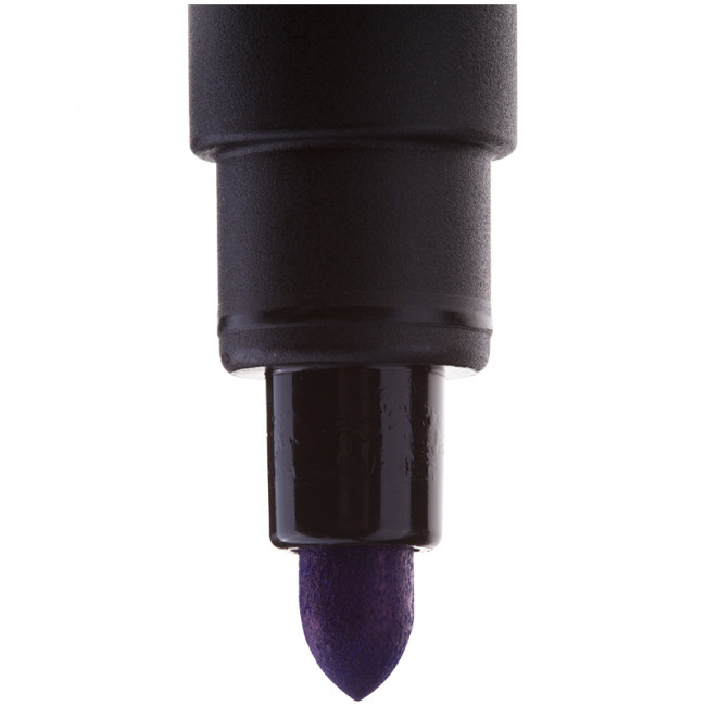 Маркер перманентный Centropen "8566" синий, пулевидный, 2,5мм (10)