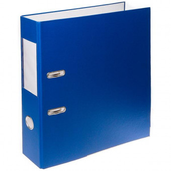 Папка-регистратор ПВХ ЭКО, 75 мм, темно-синий (разб.) Папка-регистратор ПВХ ЭКО, 75 мм, темно-синий (разб.)