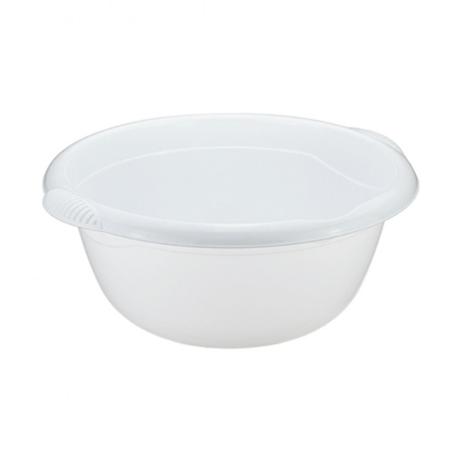 Таз 10 л, хозяйственный, круглый, с ручками, пластиковый, 15х40х43 см, цвет ассорти, IDEA