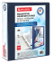 Папка ПАНОРАМА на 4 кольцах, ПРОЧНАЯ, картон/ПВХ, BRAUBERG "Office", СИНЯЯ, 75 мм, до 500 листов, 271854