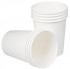 Стакан одноразовый 200 мл, 50 шт., бумажный однослойный, для холодного и горячего, БЕЛЫЙ, СКАНДИПАКК, -0000