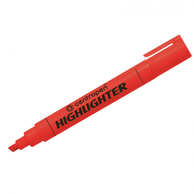Текстовыделитель Centropen "8852" красный, 1-5мм (10)