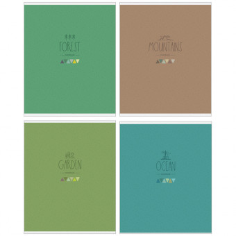 Тетрадь 48л., А5, клетка ArtSpace "Моноколор. Free life", суперэконом