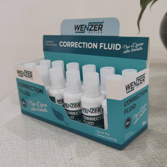 Корректор с кисточкой WENZER OFFiCE 20 мл, быстросохнущий (12/576)